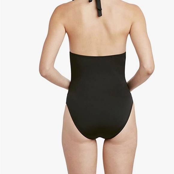 BCBG Max Azria V Plunge Belted Swimsuit - Black. Excellent Conditon - Picture 2 of 3